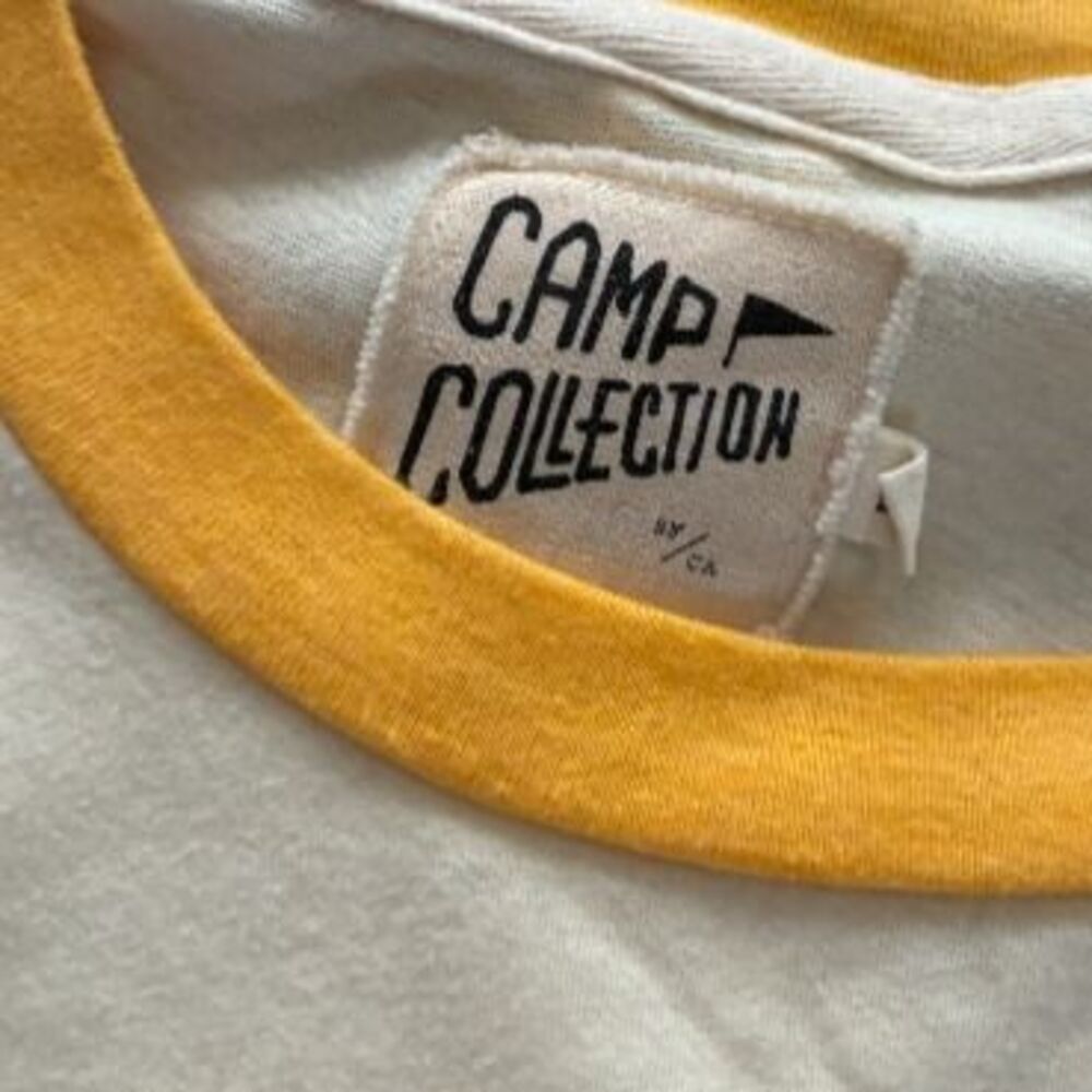 Camp Collection Men's Long Sleeve Oscar Tee Colorful Sleeves Large - Picture 3 of 5